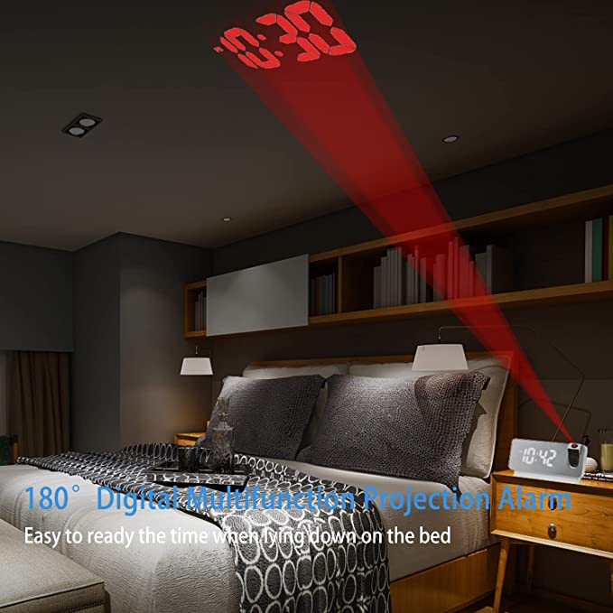 ClockCast™ Convenient Night Projection