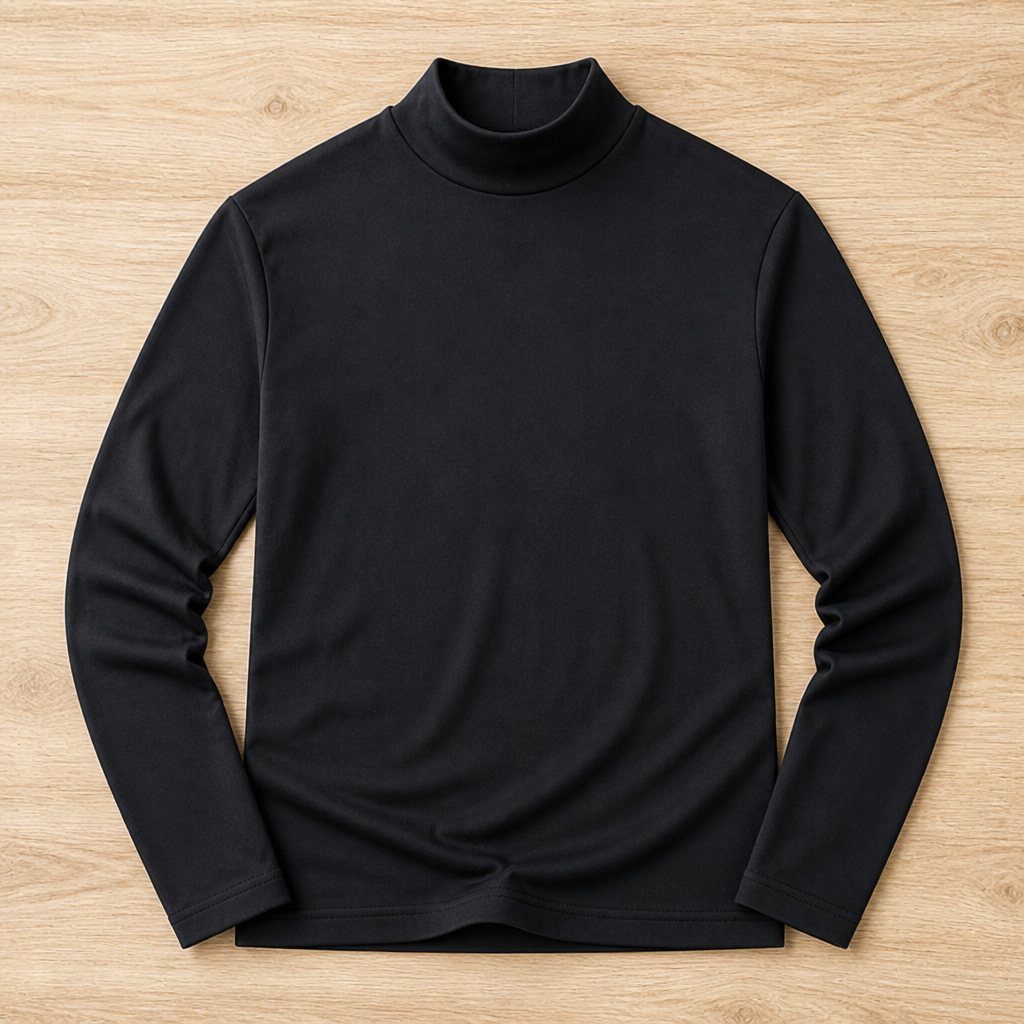 VeroEdge™ Slim Fit Long Sleeve High-Neck Shirt — Own Every Room with Unmatched Confidence and Comfort