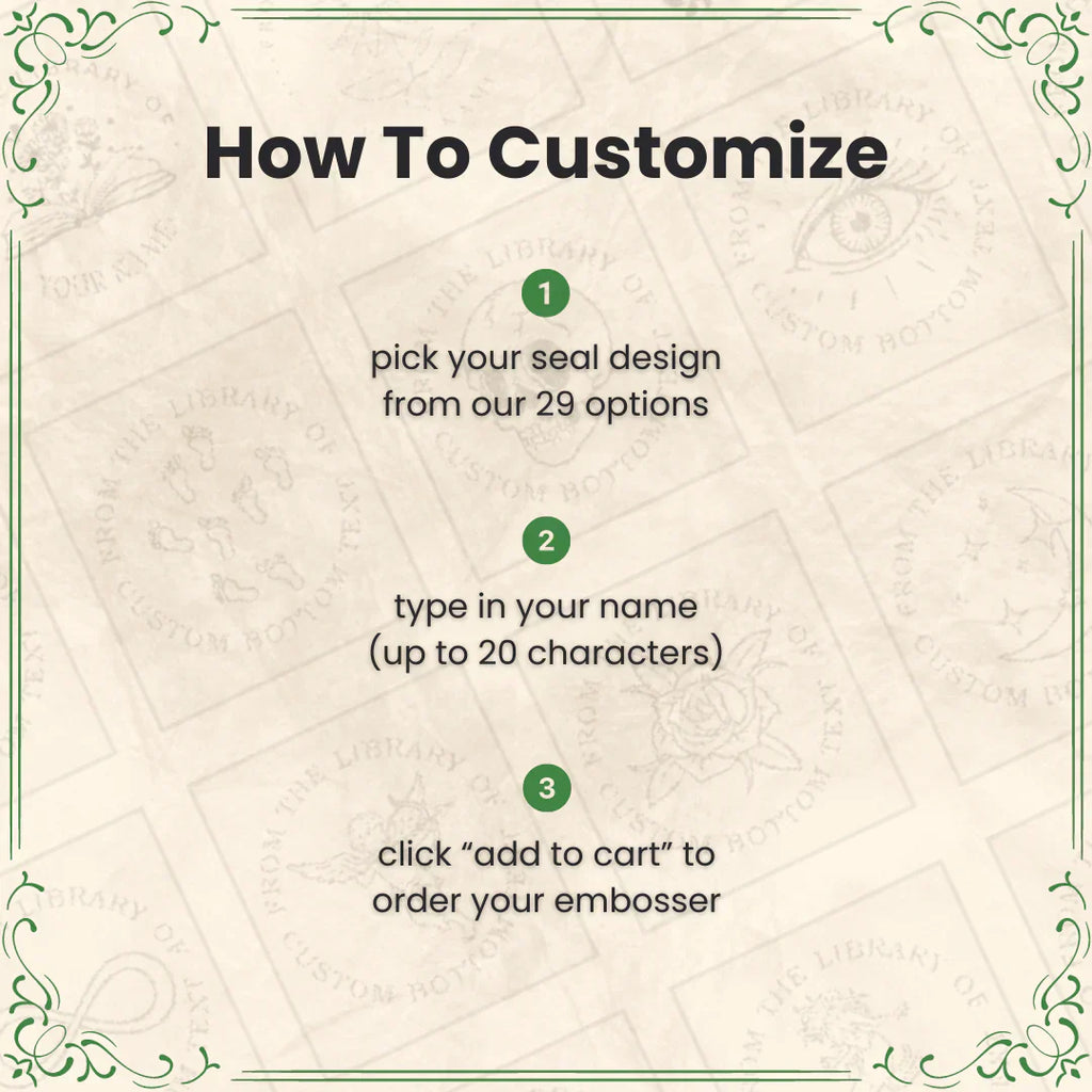 BookStamp™ Custom Craft Finish