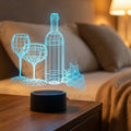 3D Illusion Table Lamp – NoirGlow