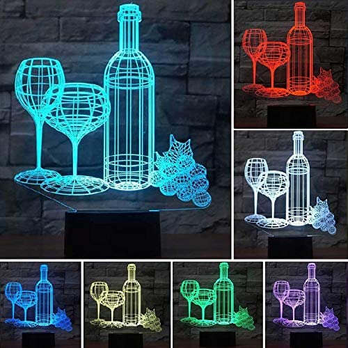 3D Illusion Table Lamp – NoirGlow