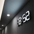 3D LED Wall Clock with Dimmable Lighting – Timora