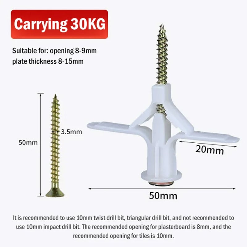 ScrewLock™ Hassle-Free Installation