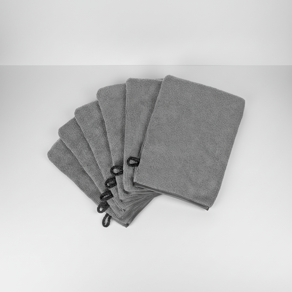 6-piece set of wash mitts - AquaJoy