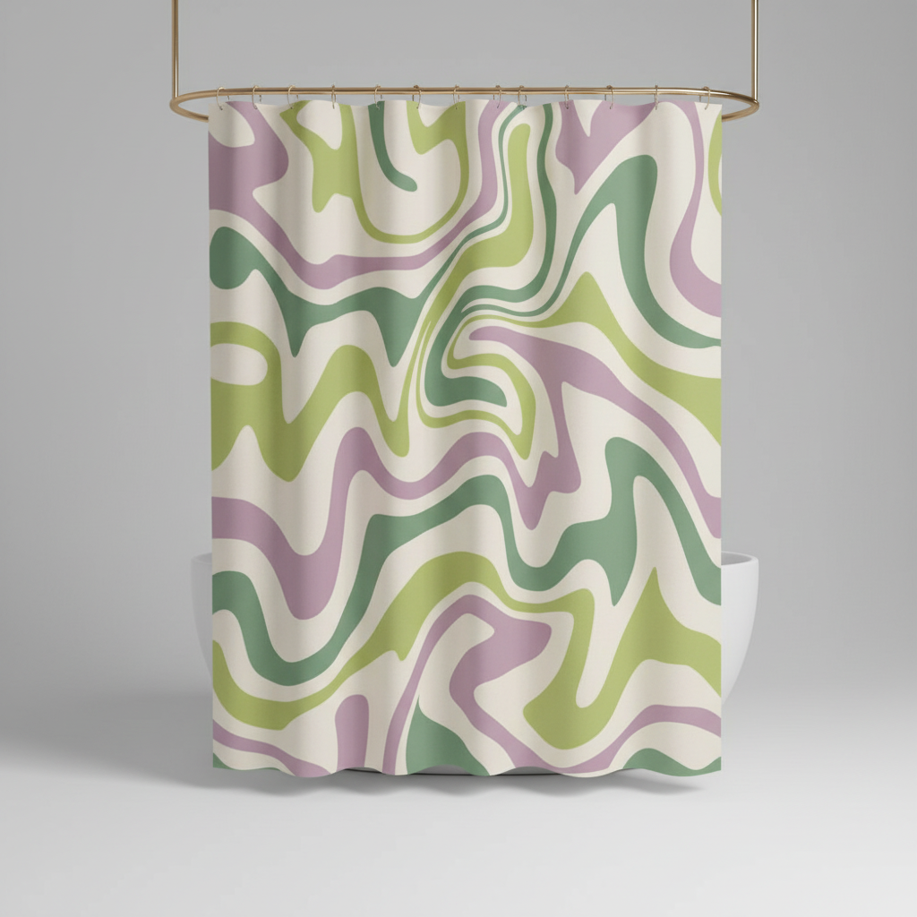 70s Retro Spiral Pattern - BohoWave