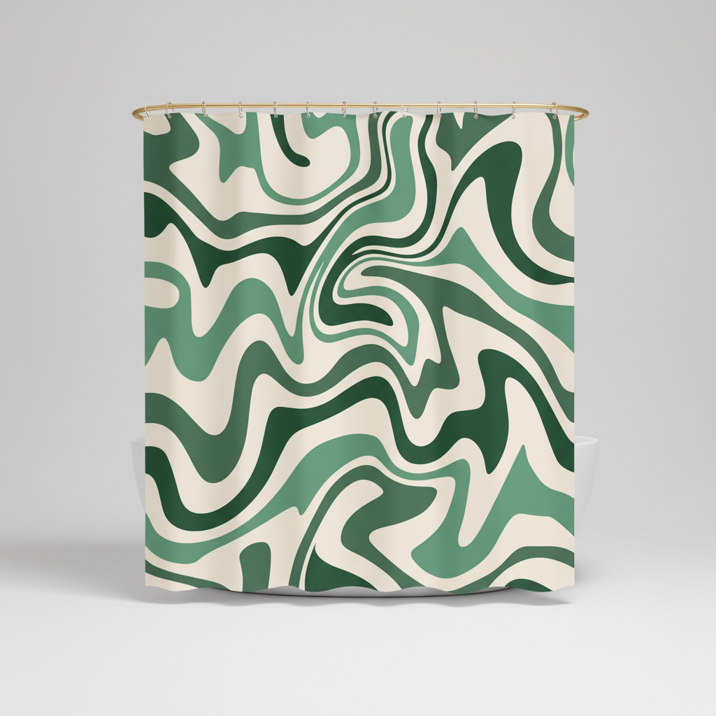 70s Retro Spiral Pattern - BohoWave