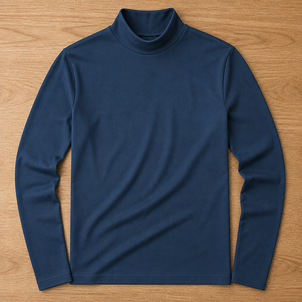 VeroEdge™ Slim Fit Long Sleeve High-Neck Shirt — Own Every Room with Unmatched Confidence and Comfort