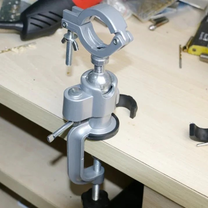 ClampSpin™ Stable Hands-Free Work