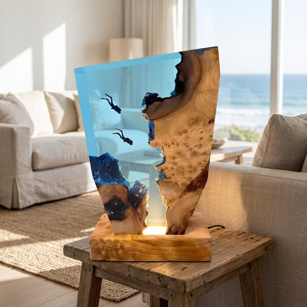 Artistic Table Lamp – AbyssGlow