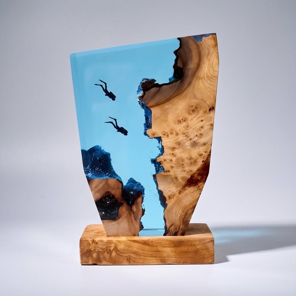 Artistic Table Lamp – AbyssGlow