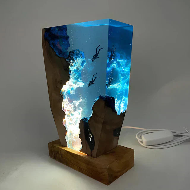 Artistic Table Lamp – AbyssGlow