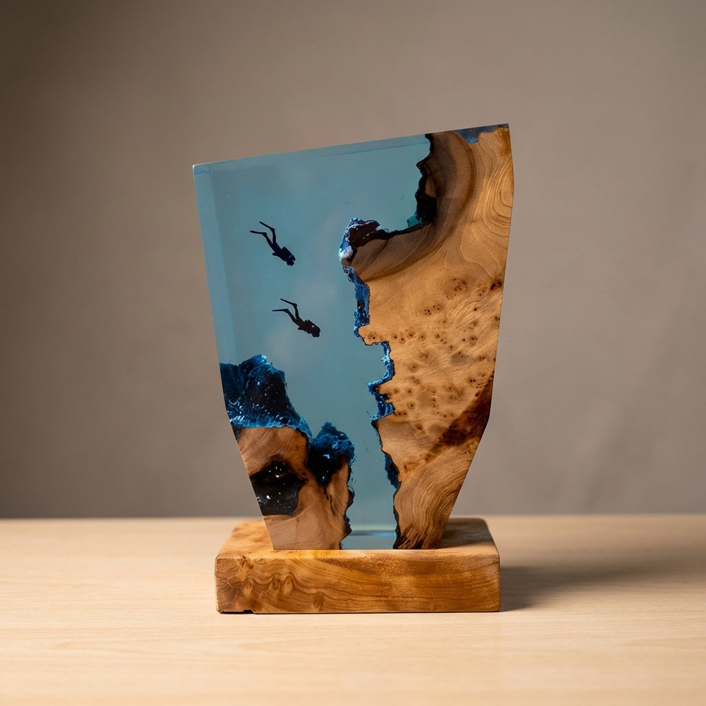 Artistic Table Lamp – AbyssGlow