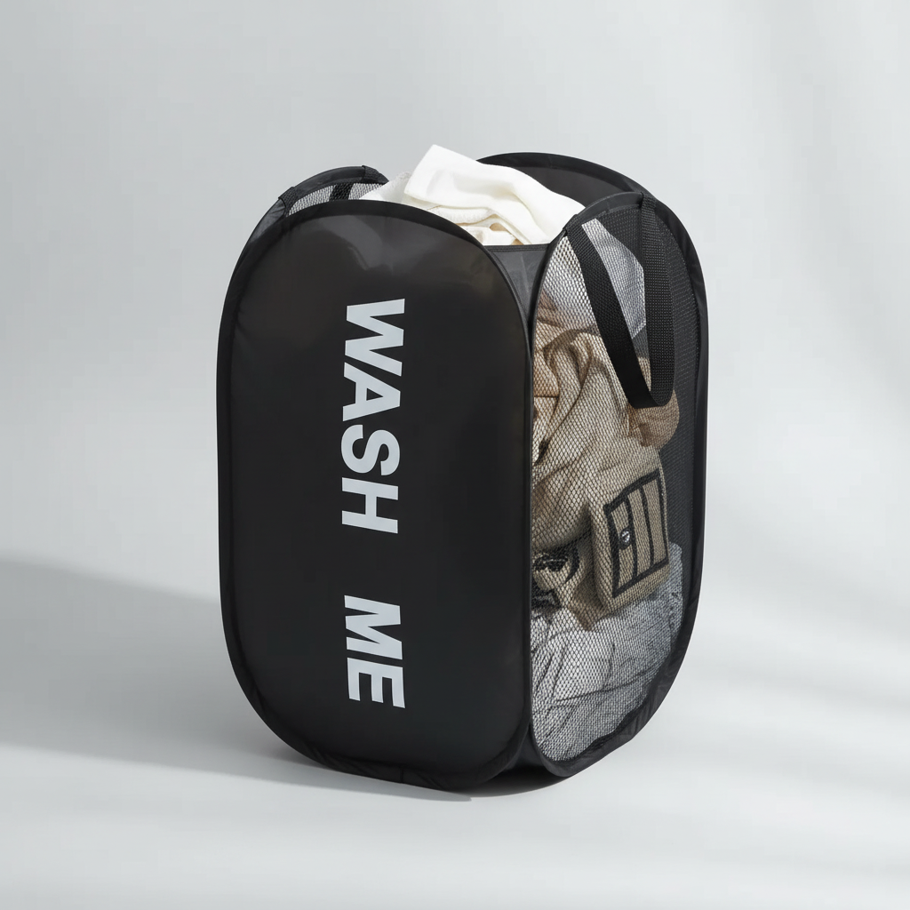Collapsible Mesh Laundry Basket - MeshCarry