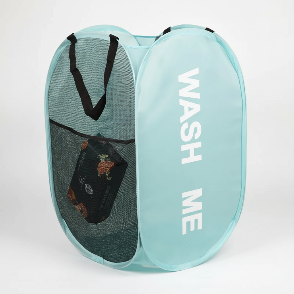Collapsible Mesh Laundry Basket - MeshCarry