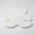 Bear-Shaped Plush Accent Rug - Bearvish
