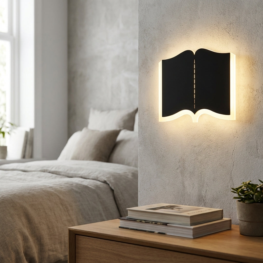 Book Shaped Wall Sconce - BookLume