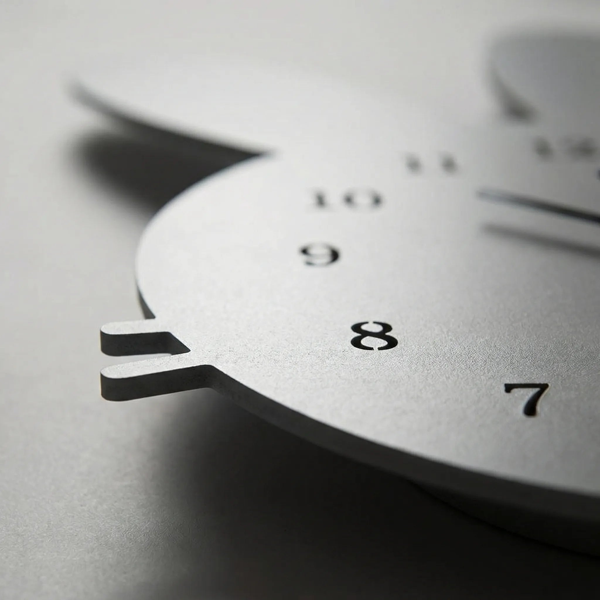 Bunny Shaped Decorative Wall Clock - Bunnovelle