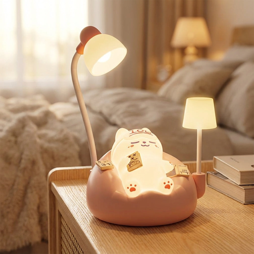 Cute cat-shaped night light – PawLuma