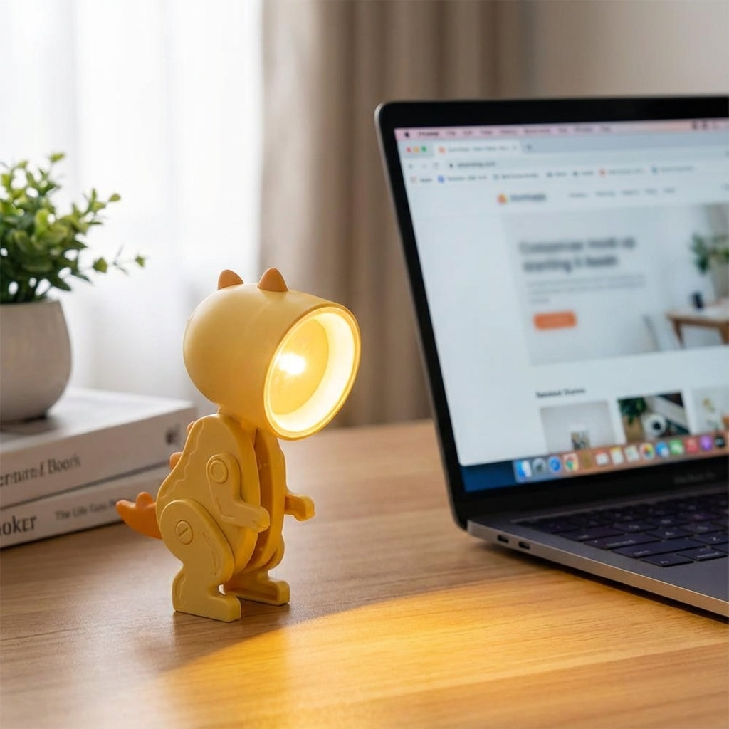 Cute character table lamp - DinoLuma