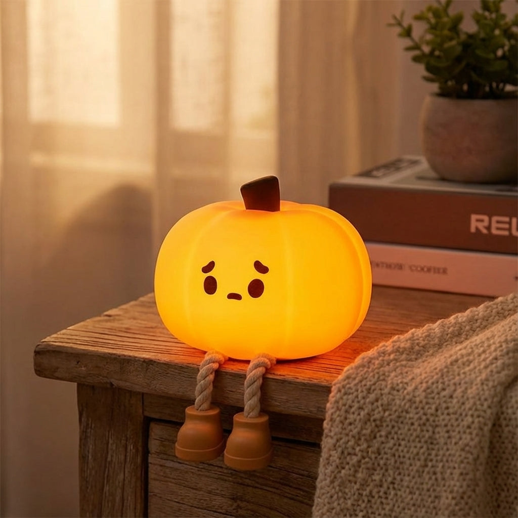 Cute Pumpkin Night Light – LuminPump