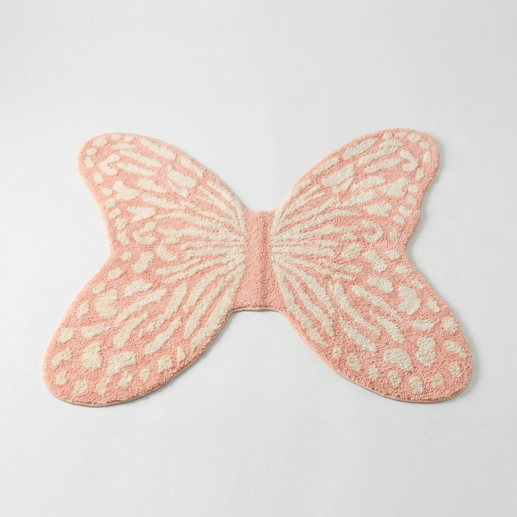 Decorative Butterfly Floor Rug - Maribelle