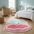 Decorative Coastal Accent Rug - Seashellia