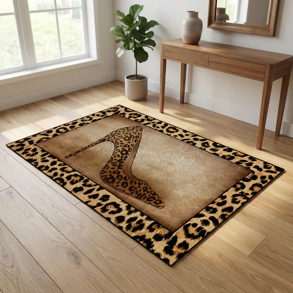 Decorative Leopard Print Mat - Leopexa