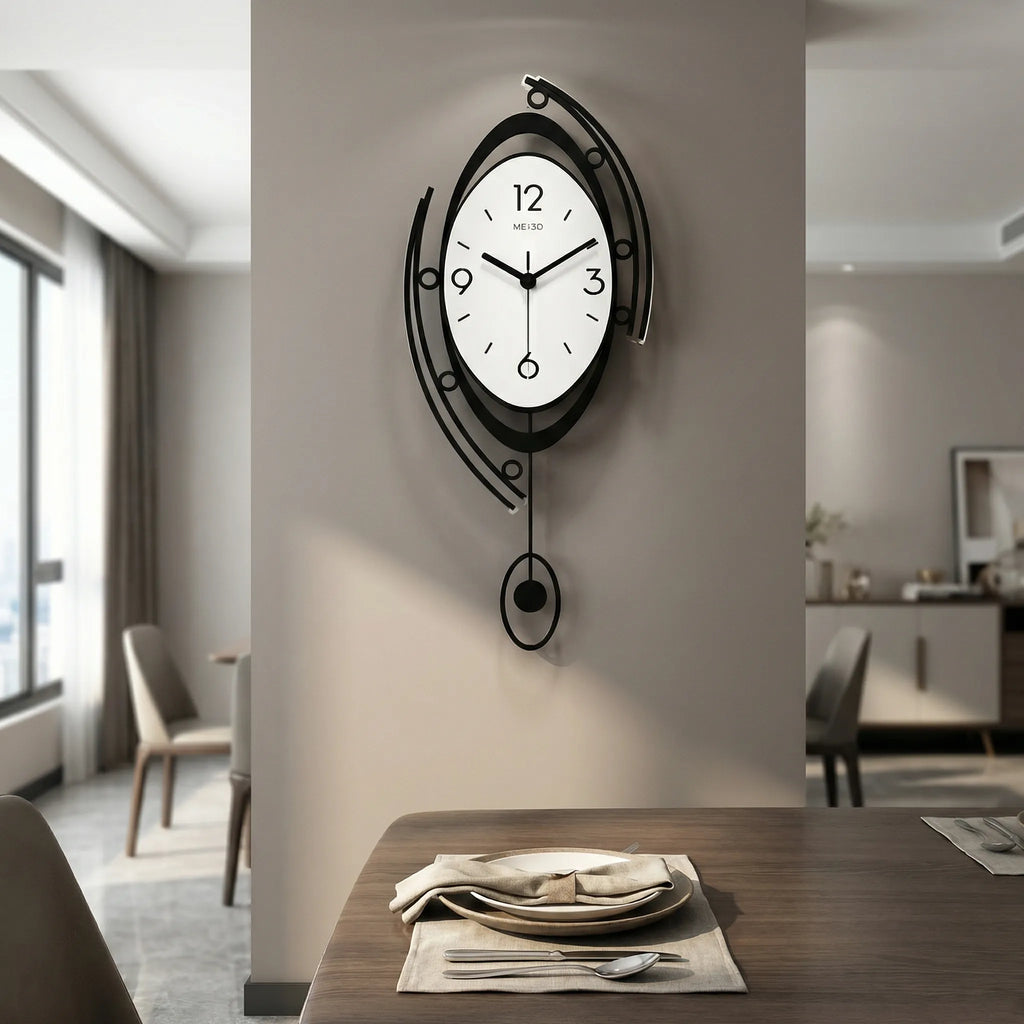 Decorative Pendulum Wall Clock - Vynova