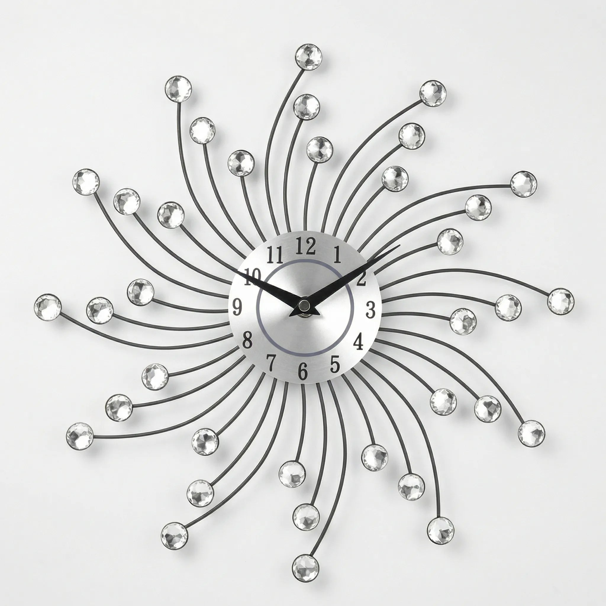 Decorative Sunburst Wall Clock - Solistra