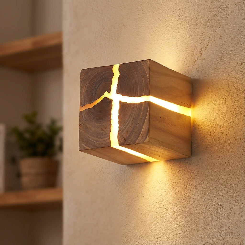 Decorative cube wall light – Solique