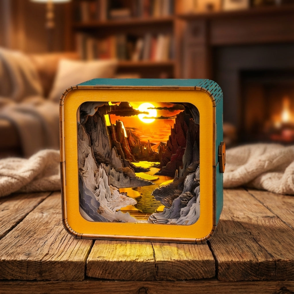 Decorative tabletop accommodation box – SolaceCube