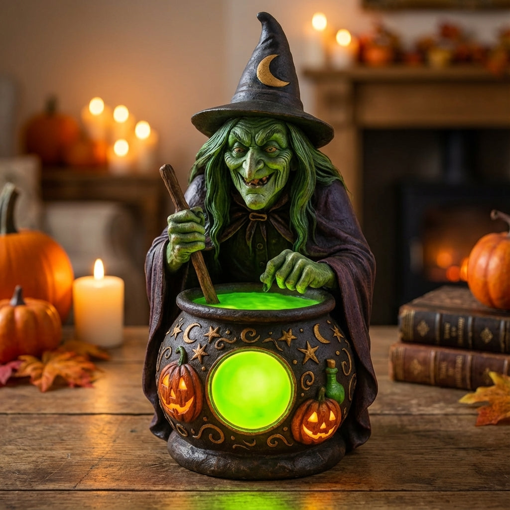 Decorative Witch's Cauldron Lamp – Hexilume