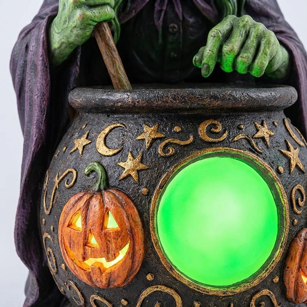 Decorative Witch's Cauldron Lamp – Hexilume