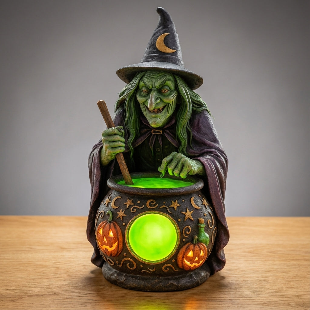 Decorative Witch's Cauldron Lamp – Hexilume
