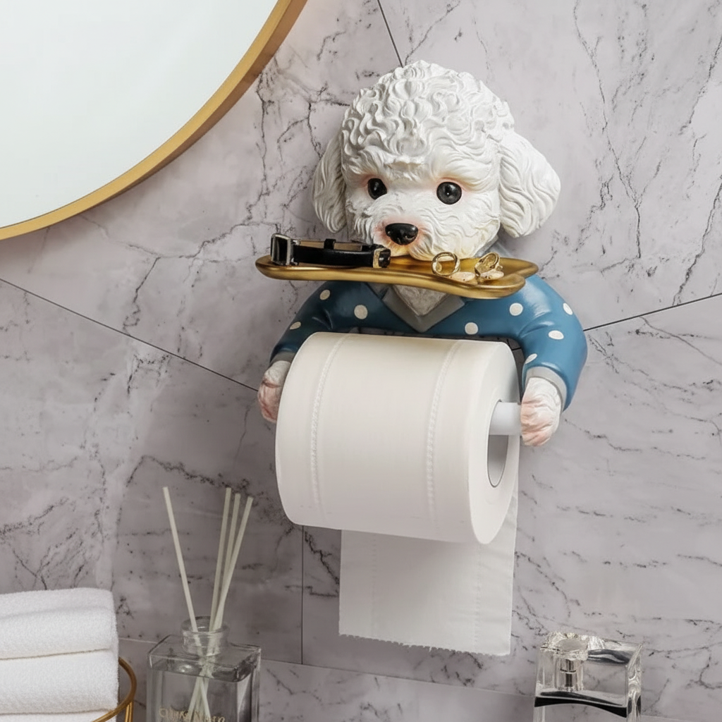 Decorative dog storage holder - RolloBuddy