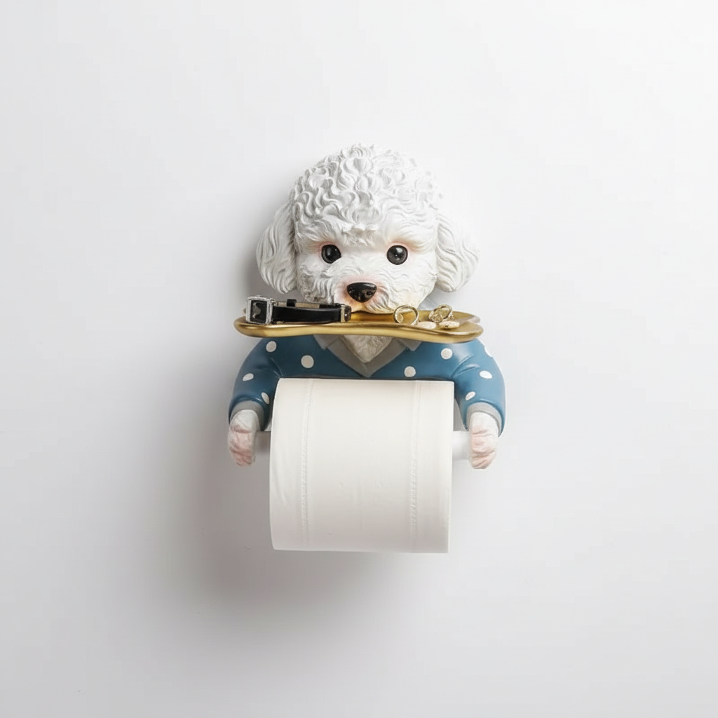 Decorative dog storage holder - RolloBuddy