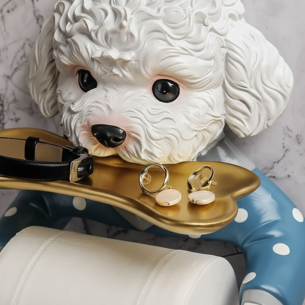 Decorative dog storage holder - RolloBuddy