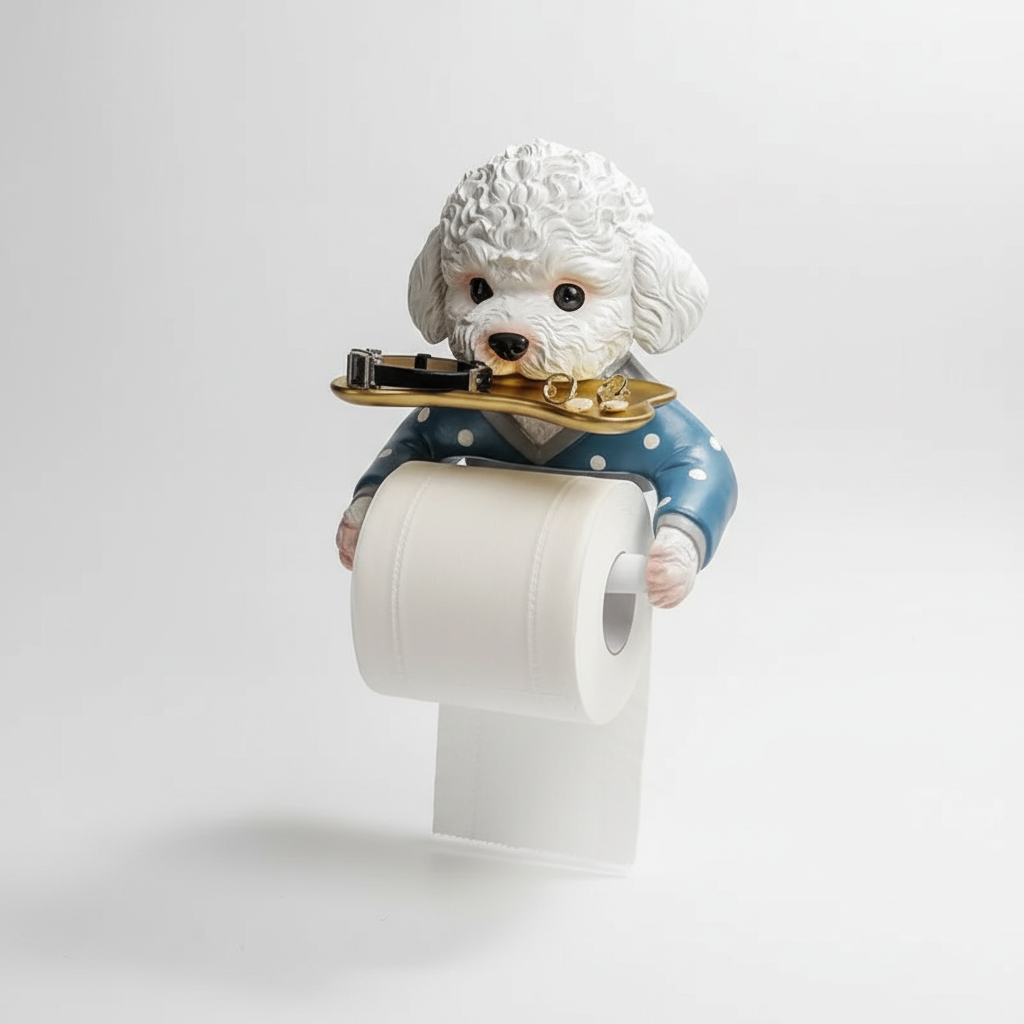 Decorative dog storage holder - RolloBuddy
