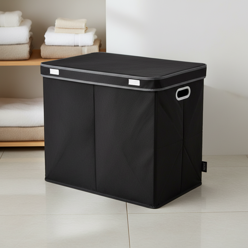 Triple Folding Laundry Basket - LaundriTrio