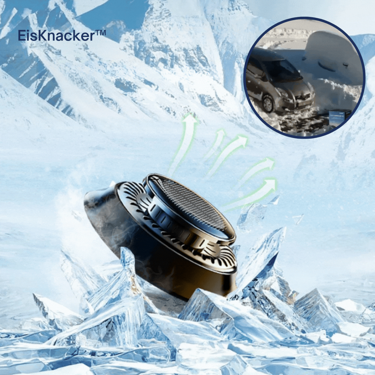 FrostScraper™ Removes Ice Instantly