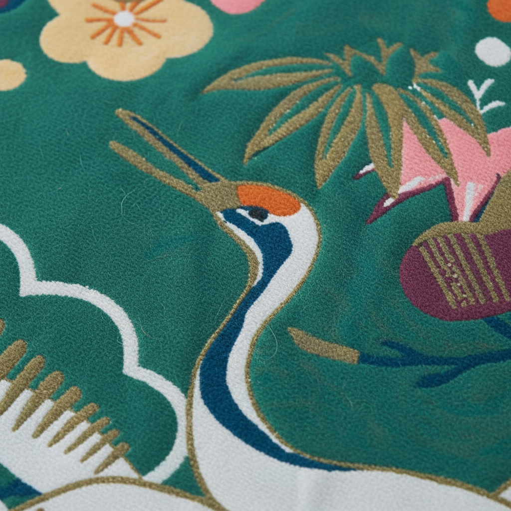 Elegant Bath Towel With Print - FlowerLuxe