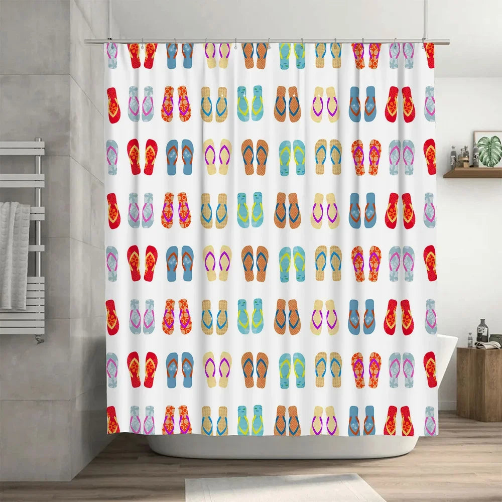 Colorful shower curtain - FlipFrost