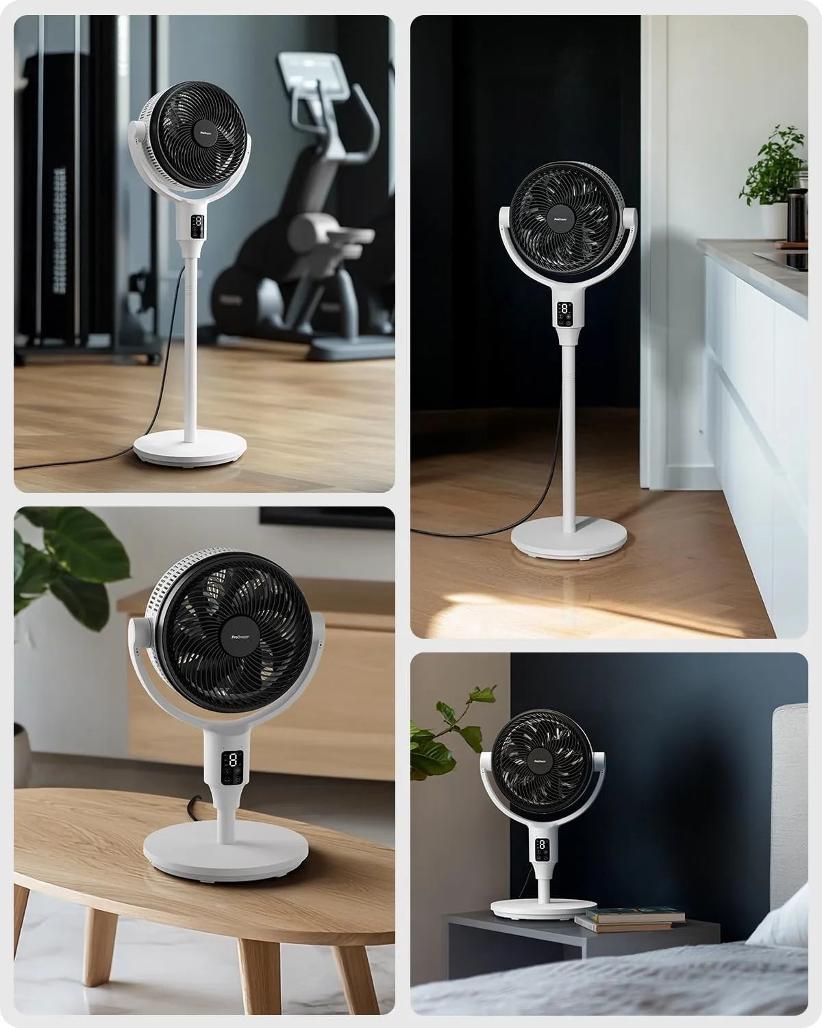 Flexible, modern room air circulator - Circuliq