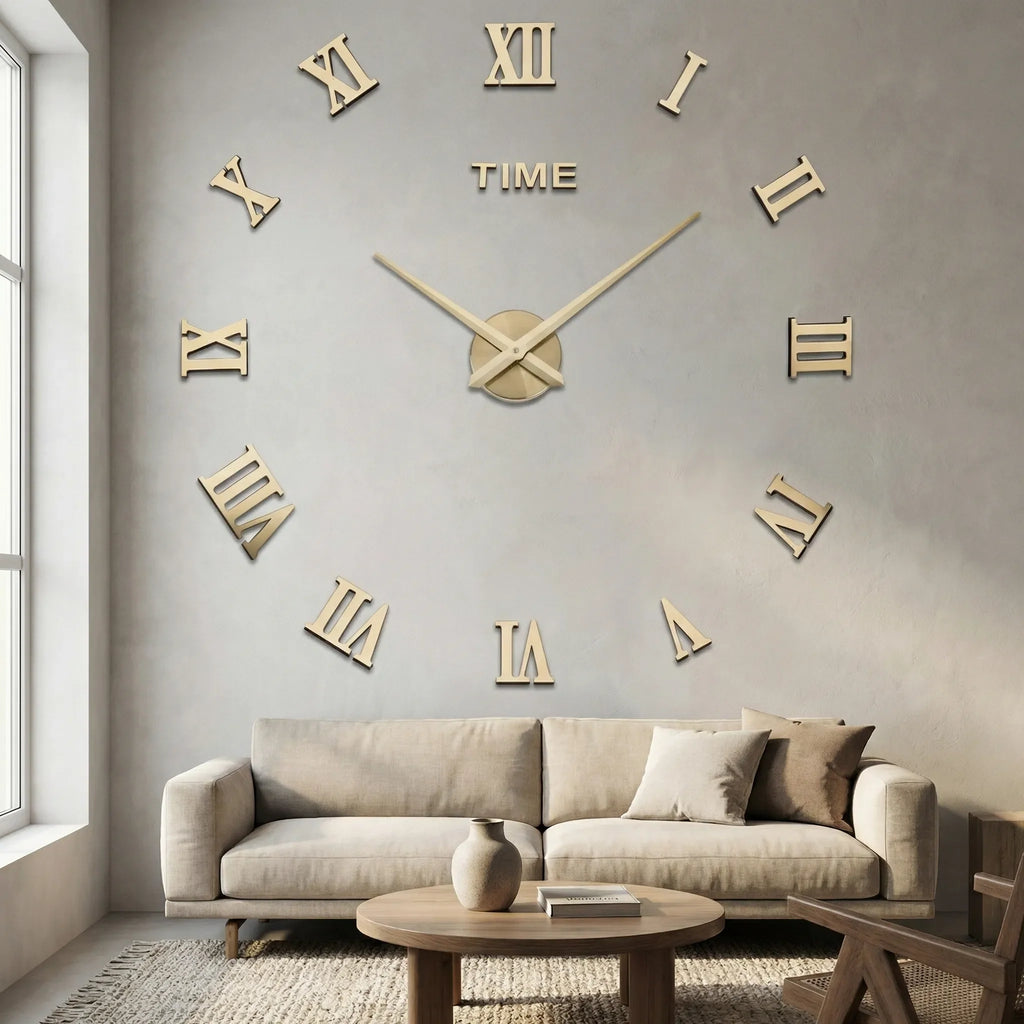 Geometric Wall Clock - Chronaura
