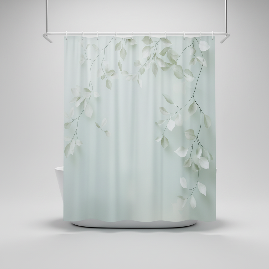 Woven Polyester Shower Curtain - Calmweave