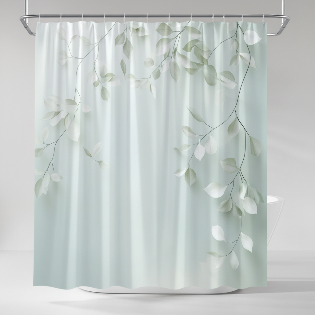 Woven Polyester Shower Curtain - Calmweave