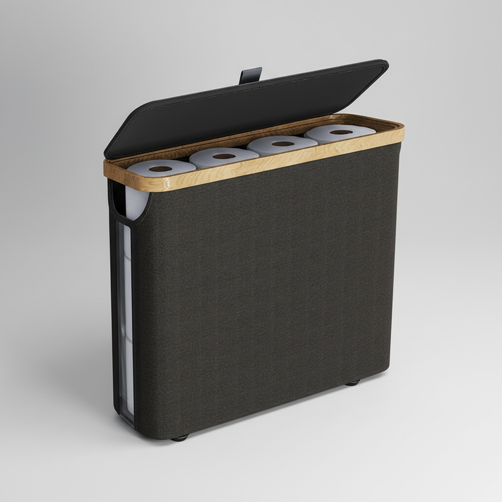 Large Capacity Toilet Paper Box - RollKeeper