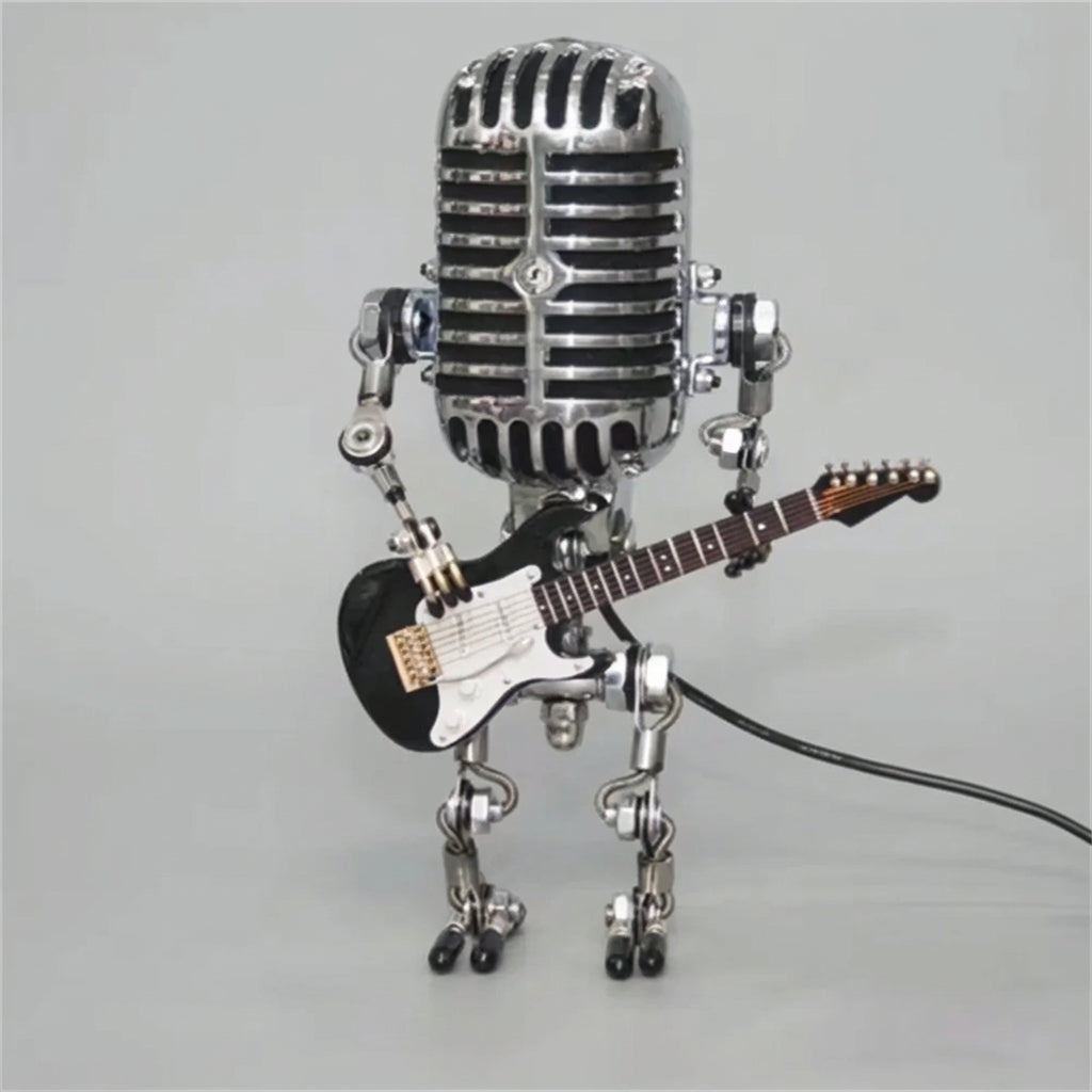 Guitar-themed table lamp – StrumBot