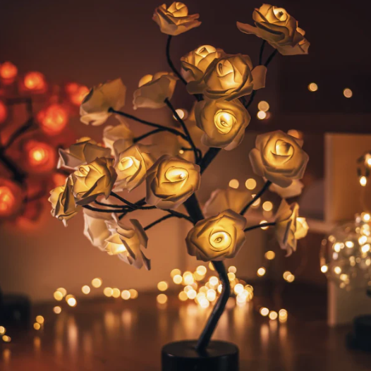 Handcrafted Floral Light Sculpture - Glowbloom