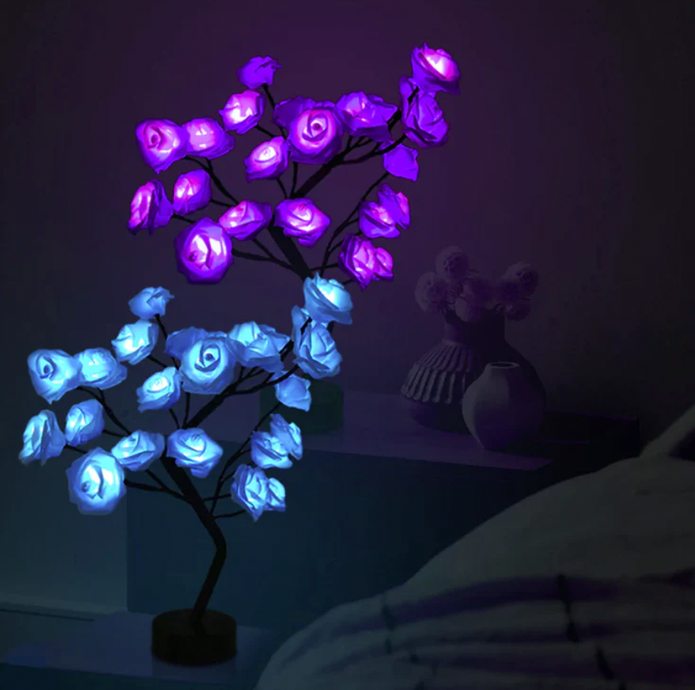Handcrafted Floral Light Sculpture - Glowbloom